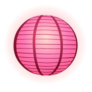 Pink Sphere Lantern